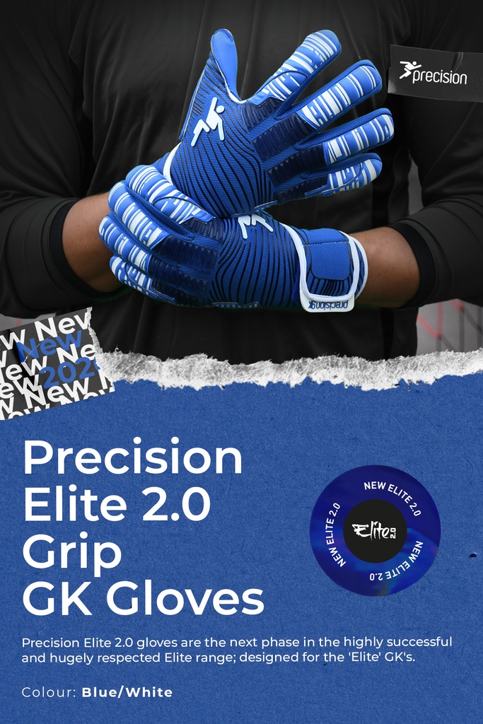 Precision Elite 2.0 Grip GK Gloves Reydon Sports Plc